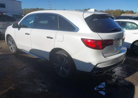 2020 Acura Mdx Technology Package from USA, damaged, VIN 5J8YD4H55LL040884